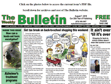 Tablet Screenshot of mybulletinnewspaper.com